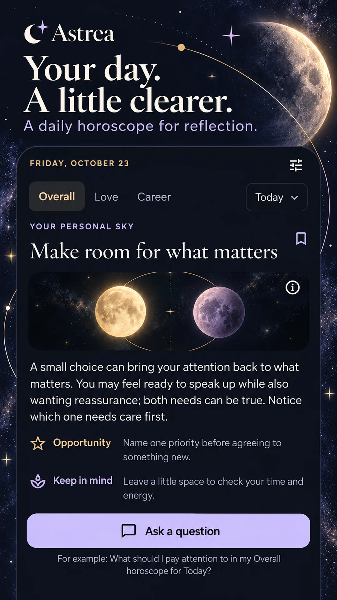 Astrea — App screenshots 1