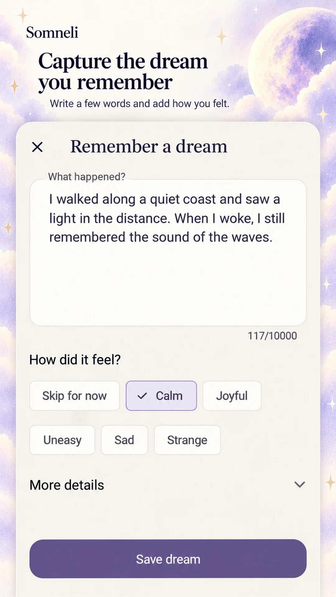 Somneli screenshot 3